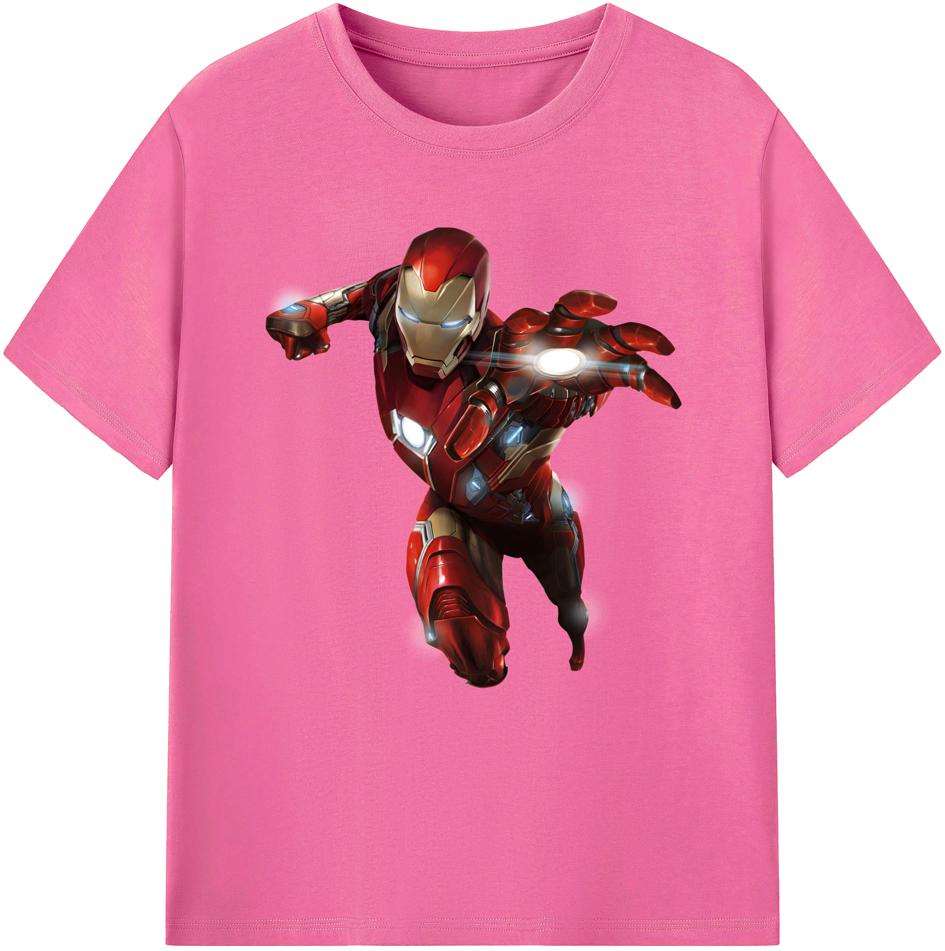 （画像用） アベンジャーズ The Avengers レディースカジュアルプリントTシャツ（綿100％）